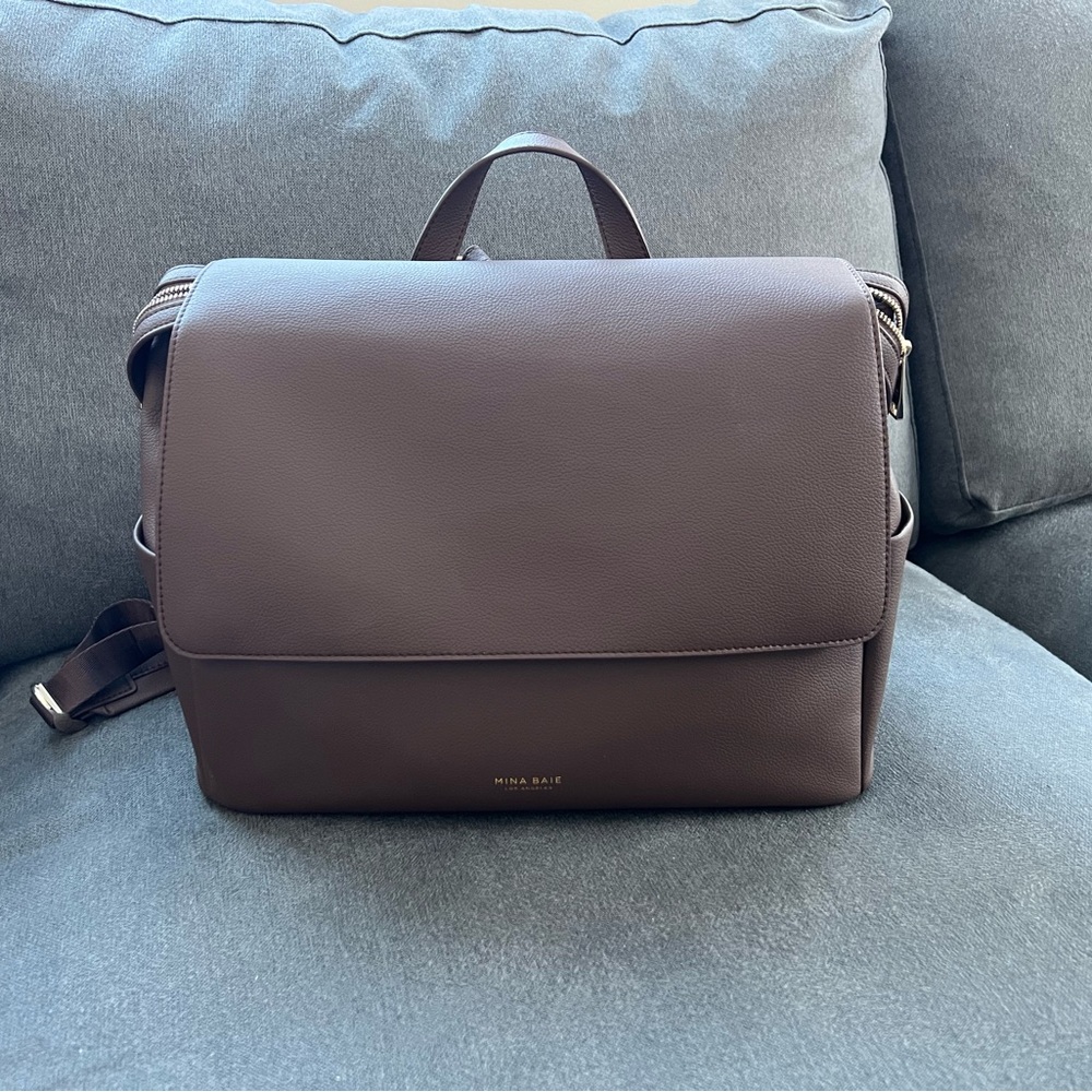 Mina Baie winnie backpack diaper bag vegan coco